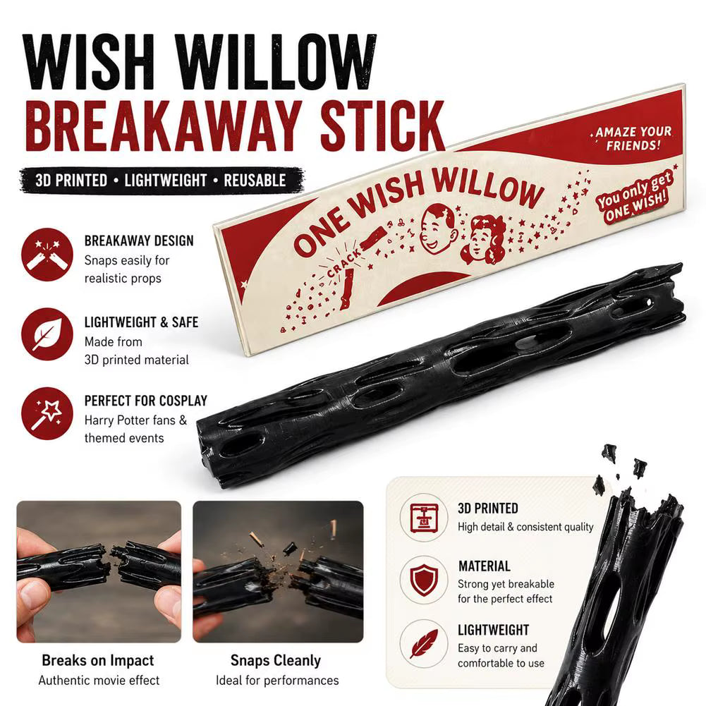 ✨ One Wish Willow– Breakable Mystery Wish Branch with Retro Gift Box